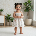 Terom-Sweet Peony Strap Dress