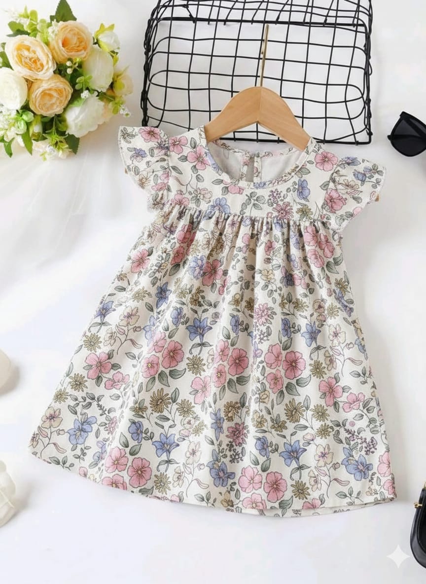 Terom-Blossom Charm Baby Dress